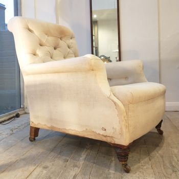 Antique country house armchair