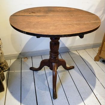C18th Georgian oak centre table