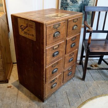 Antique haberdashery chest