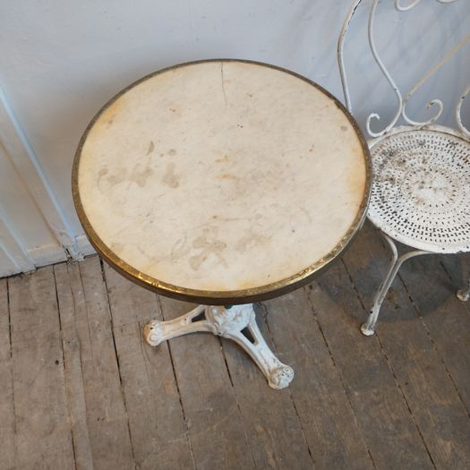 French antique bistro table