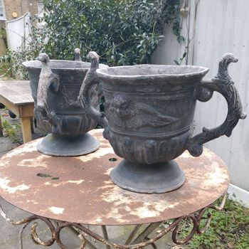Georgian lead planters
