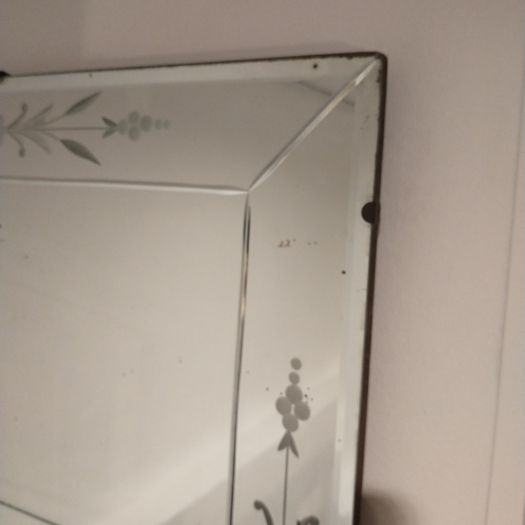 50s etched mirror