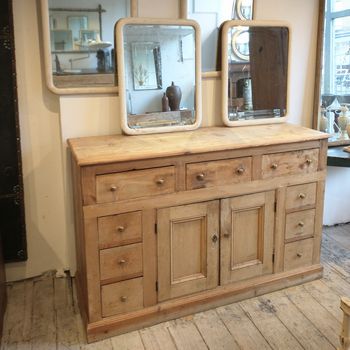 C19TH country pine dresser