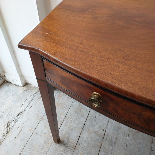 Georgian bow fronted side table