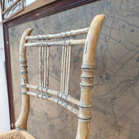 Regency painted chair