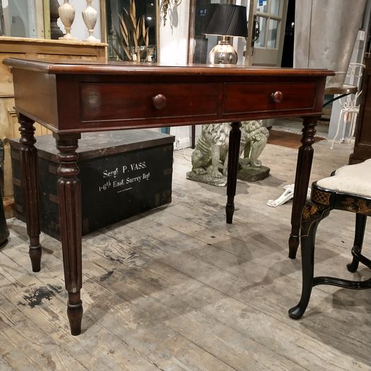 Antique desk, side table, serving table