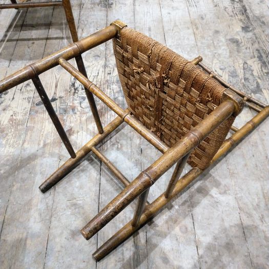 Pair George III painted chairs