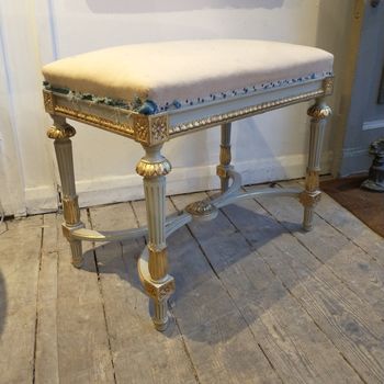 Early C20th rectangular stool