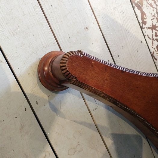 Antique large circular dining table