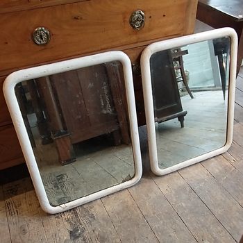 Pair early C20th mirrors