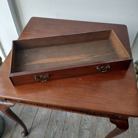 George II walnut table