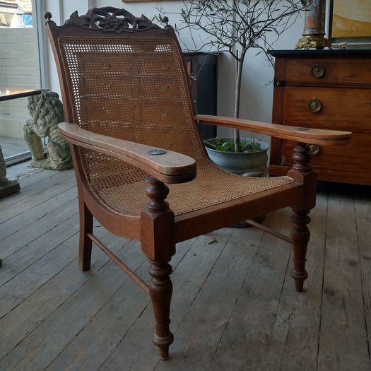 Antique Anglo Indian plantation chair