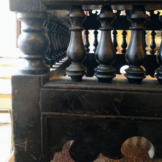 Antique aesthetic movement stool