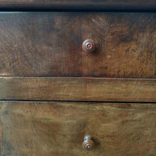 French antique hall chest