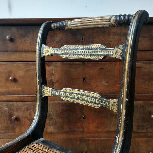 Regency painted chairs