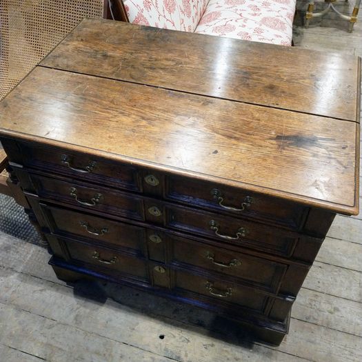 George I oak chest