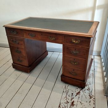 Mid C19th pedestal desk