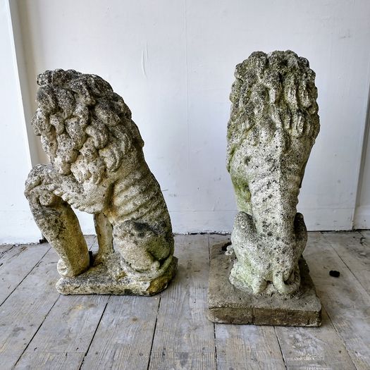 Stone lions