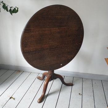 Georgian oak C18TH wine table