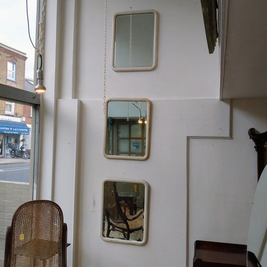 Three painted early C20th mirrors