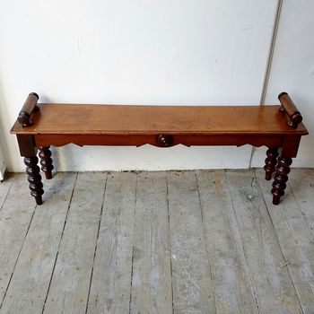 Antique hall bench