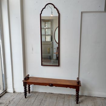 Antique arch mirror