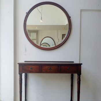 C19TH round mirror