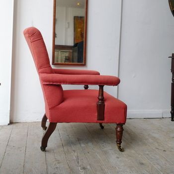 Antique Scottish library chair Morrison & Co