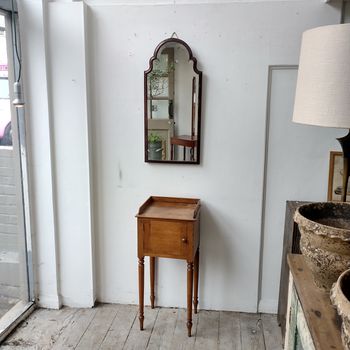 Georgian oak night table