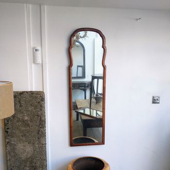 Antique arched mirror