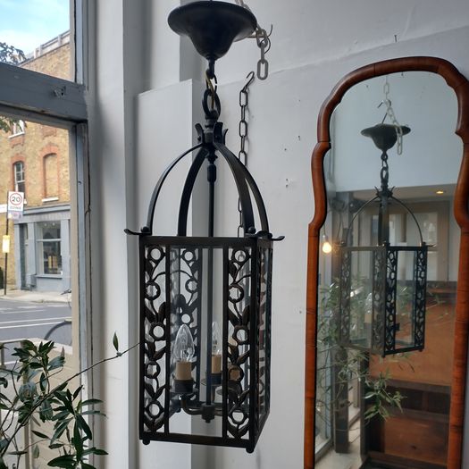 Bronze electrolier lantern