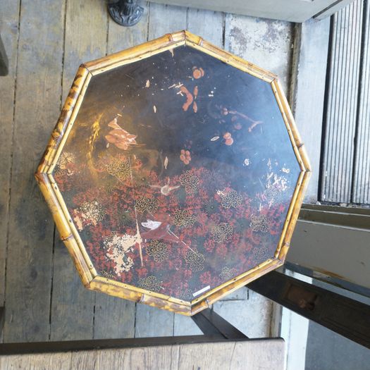 Victorian aesthetic movement bamboo table