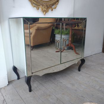 1930s 40s mirrored cabinet