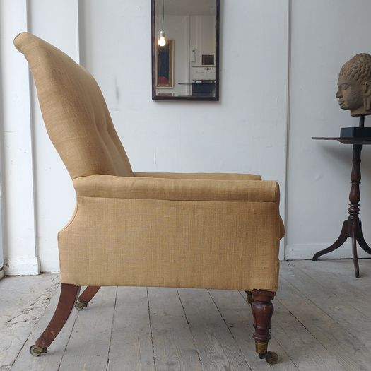 William IV Regency library chair