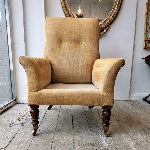 William IV Regency library chair