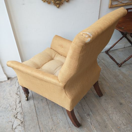 William IV Regency library chair