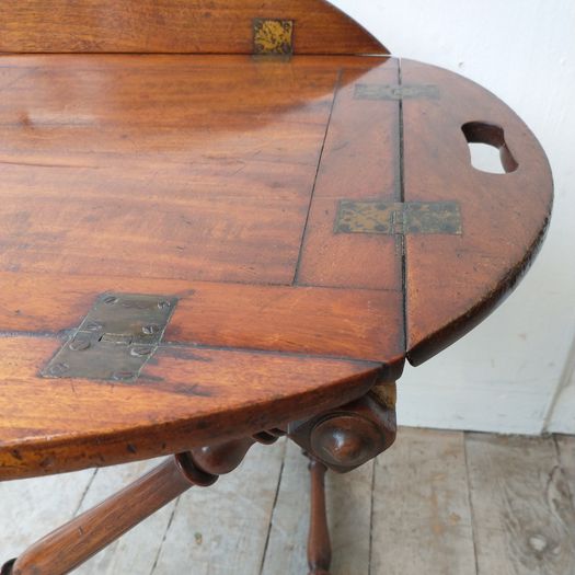 Georgian butler's tray on stand