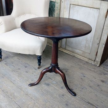 C18th Georgian lamp table