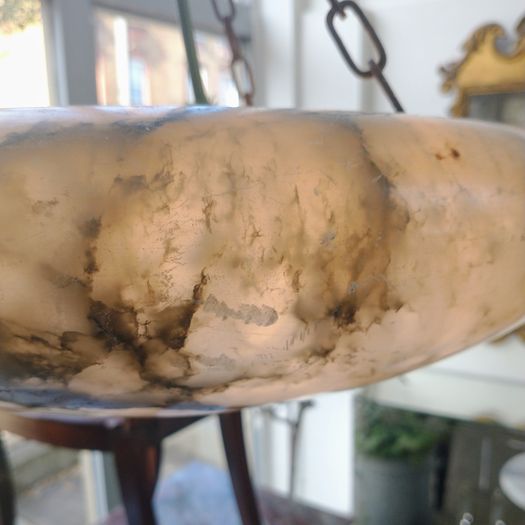 Large Alabaster ceiling light