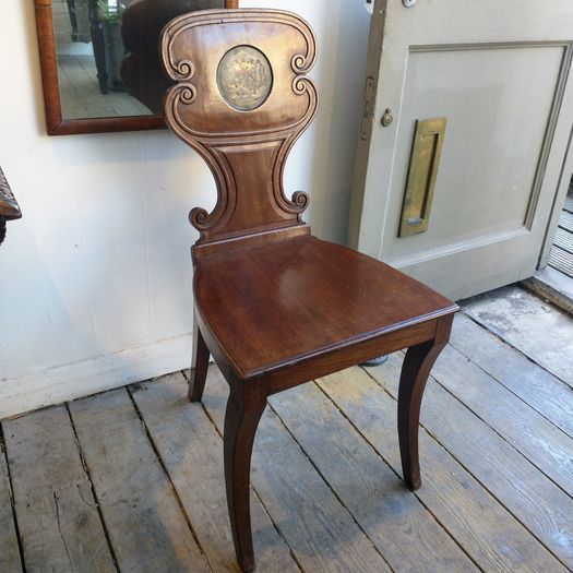 Regency hall chair