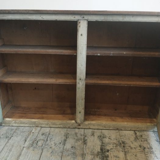 Antique painted dresser base