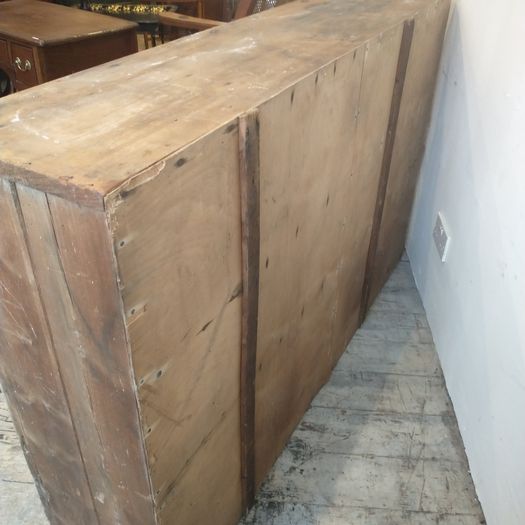 Antique painted dresser base