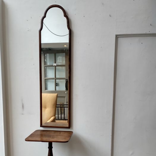 Antique arch top mirror