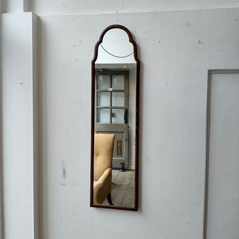 Antique arch top mirror