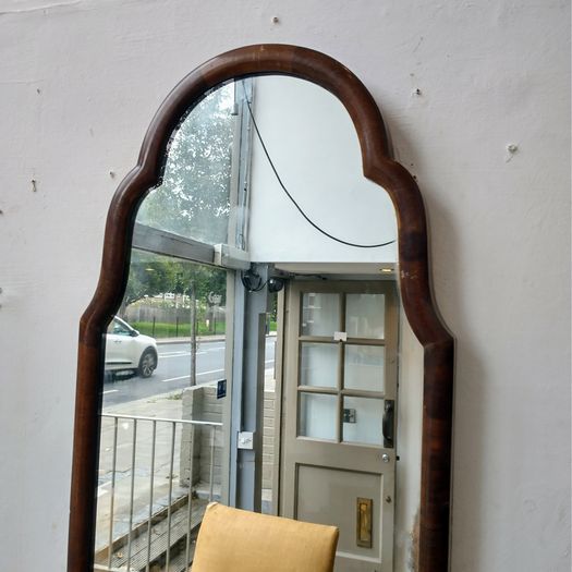 Antique arch top mirror