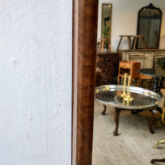 Antique arch top mirror