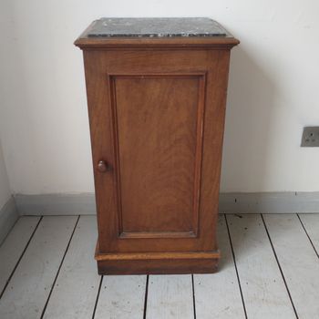 Country house antique night cabinet