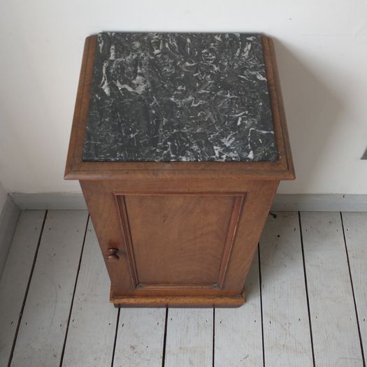 Country house antique night cabinet