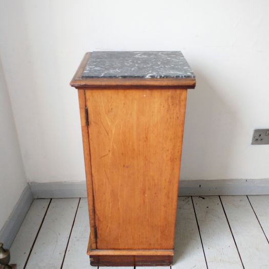 Country house antique night cabinet