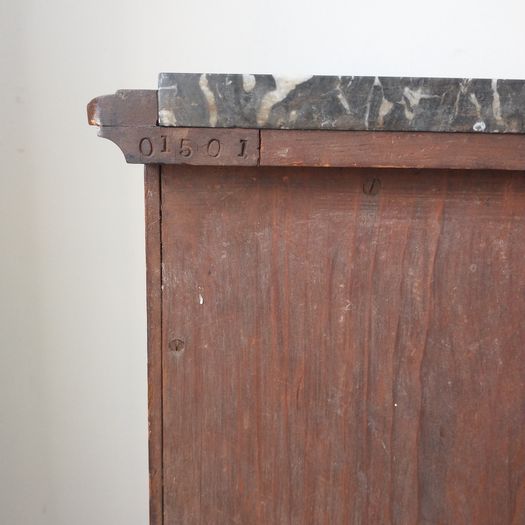 Country house antique night cabinet
